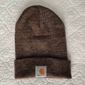 Carhartt brown winter beanie